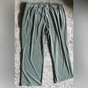 Esmara by Heidi Klum Crushed Velvet Mint Green Joggers size: XL